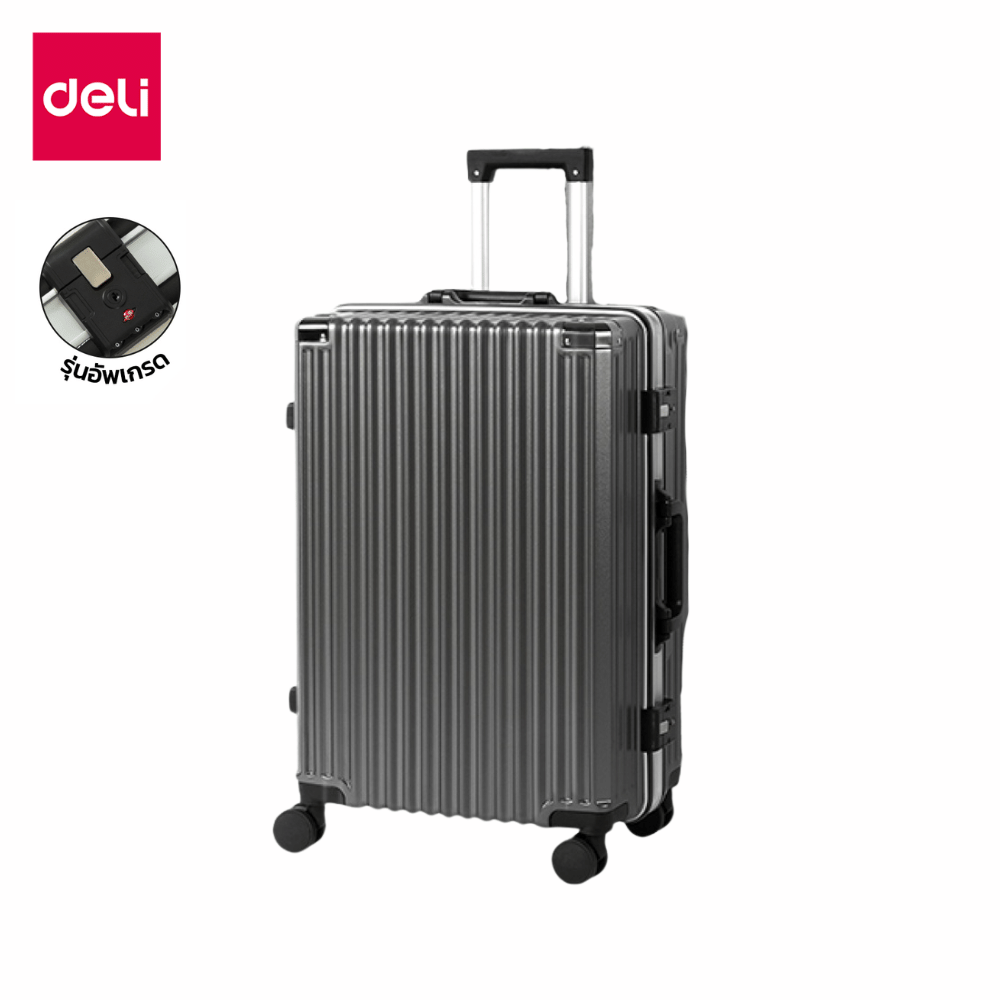 กระเป๋าเดินทางล้อลาก DELI EH1055-GR-20-01 20 นิ้ว สีเทา_10